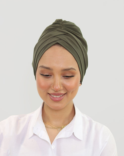 Turban - Xena - Olive Green