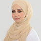 Hijab - Instant Chiffon Lyana - Beige