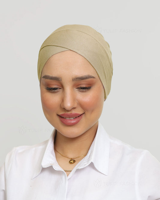 Cap - Cross whole coverage - Beige