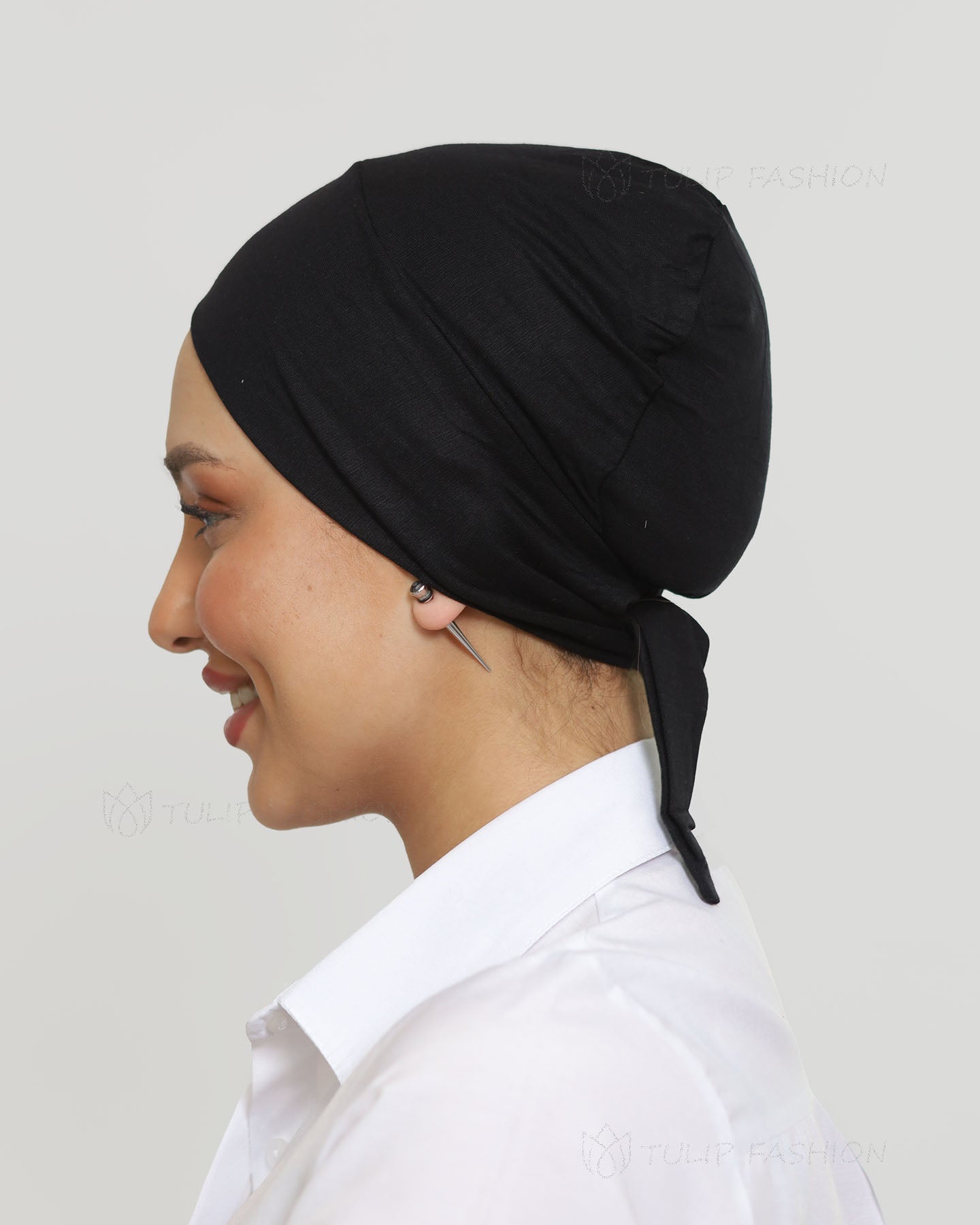 Cap - Cross Tie-back - Black