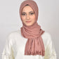 Hijab - Instant jersey pleated - Mauve