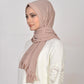 Hijab - Instant jersey pleated - Beige