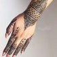 Henna natural temporary tattoo - Black