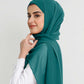 Hijab - Instant Chiffon With Cap - Turquoise