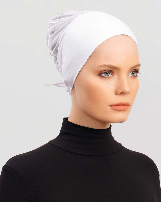 Underscarf - Breathable Tie-back - White