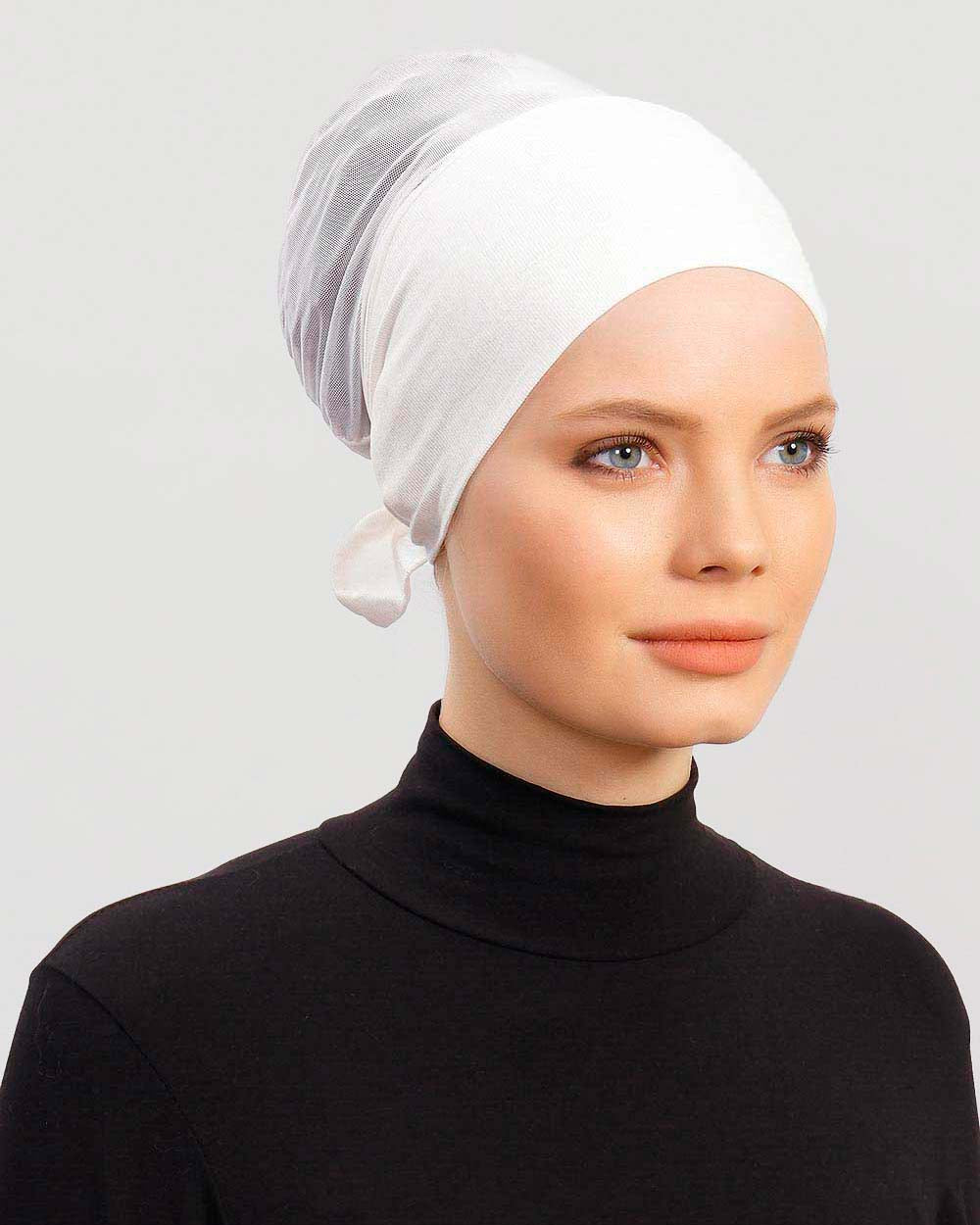 Underscarf - Breathable Tie-back - Off-White