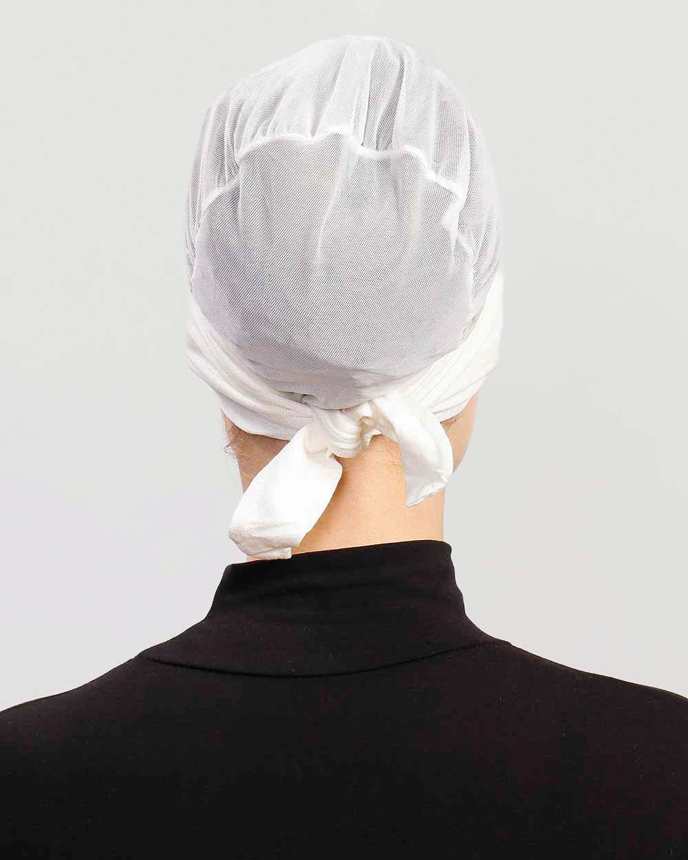 Underscarf - Breathable Tie-back - Off-White