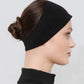 Underscarf - Jersey silicone non-slip hairband - Black