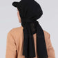 Hijab - Instant chiffon cap - Black