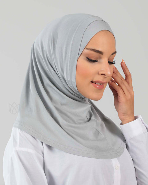 Hijab Al Amira Viscose - Light Gray