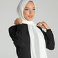 Hijab - Instant Chiffon Ninja Lycra - White