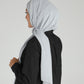 Hijab - Instant Chiffon Ninja Lycra - Gray