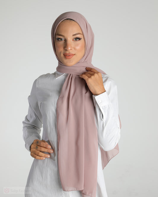 Hijab - Instant Chiffon Ninja Lycra - Light Mauve