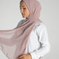 Hijab - Instant Chiffon Ninja Lycra - Light Mauve