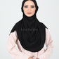 Hijab - Instant lycra with band - Black