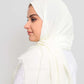 Hijab - Crinkle cotton - Off-White