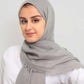 Hijab - Crinkle cotton - Light Gray