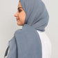 Hijab - Crinkle cotton - Royal Blue