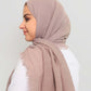 Hijab - Crinkle cotton - Taupe