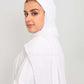 Instant Premium Chiffon Hijab - White