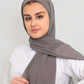 Hijab - Instant Premium Chiffon - Dark Gray