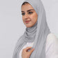Premium Jersey Hijab - Light Gray
