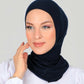 Hijab - Stretch Jersey One Piece - Midnight Blue
