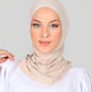Hijab - Stretch Jersey One Piece - Light Beige