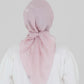 Hijab - Shiny square satin - Light Pink