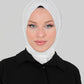 Al Amira Instant Crystal Hijab - Off-White