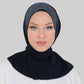 Al Amira Instant Crystal Hijab - Midnight Blue