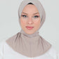 Al Amira Instant Crystal Hijab - Nude Beige