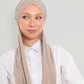 Turban with shawl - Tulia - Beige
