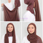 Hijab - Instant Chiffon with full coverage underscarf