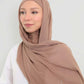 Hijab - Instant Chiffon with full coverage underscarf - Hazel Brown