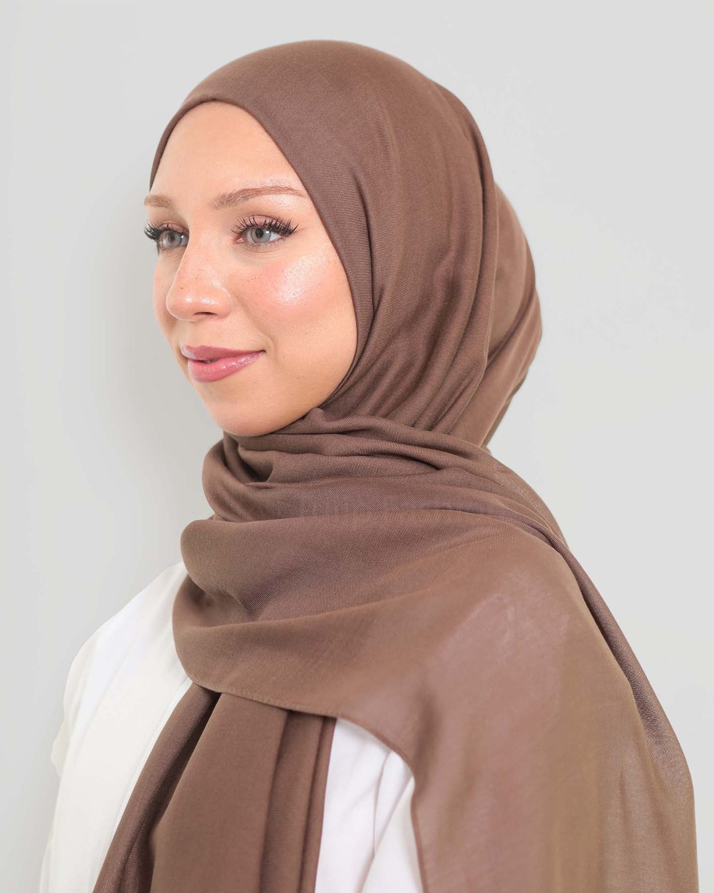 Hijab - Modal - Dark Brown