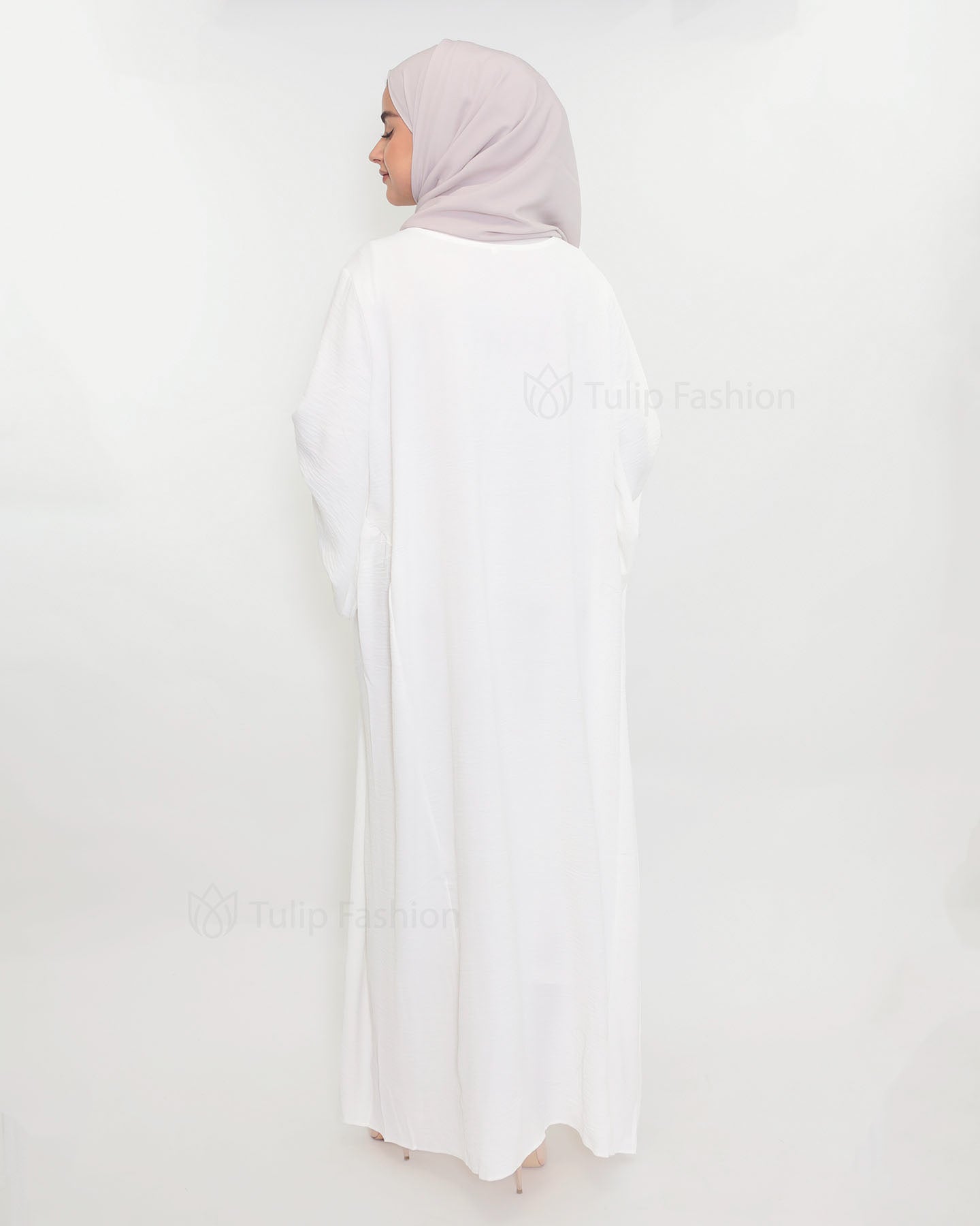 Fatima Abaya - White