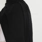 Hijab - Bamboo Ribbed Jersey - Black