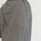 Hijab - Bamboo Ribbed Jersey - Dark Gray