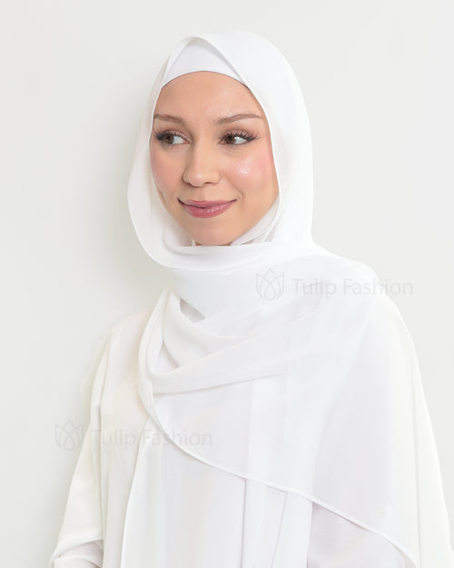 Hijab - The Daily Chiffon - White