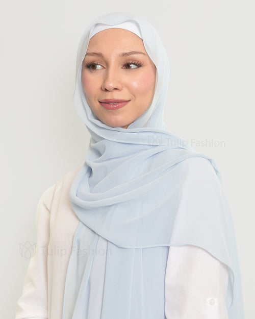 Hijab - The Daily Chiffon - Sky Blue