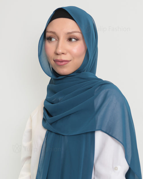 Hijab - The Daily Chiffon - Royal Blue