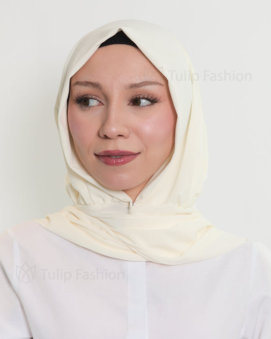 Hijab - Instant Lycra - Off-White