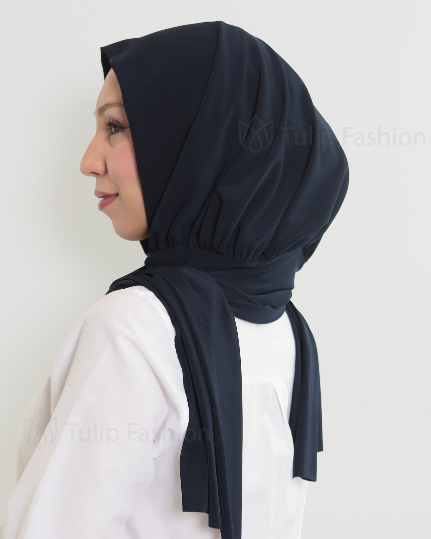 Hijab - Instant Lycra - Midnight Blue