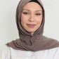 Hijab - Instant Lycra - Dark Purple