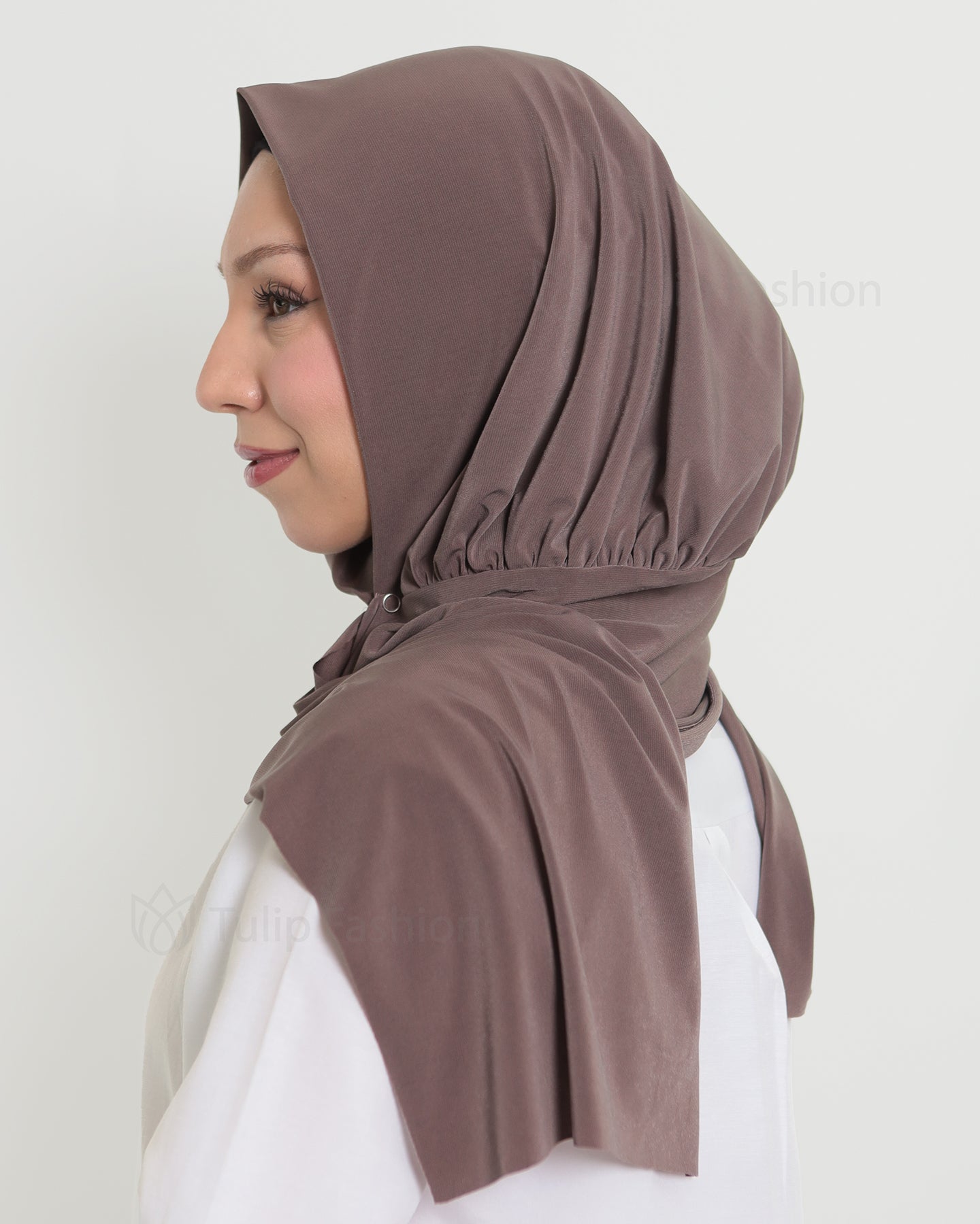 Hijab - Instant Lycra - Dark Purple