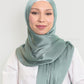 Hijab - Metallic Satin - Green