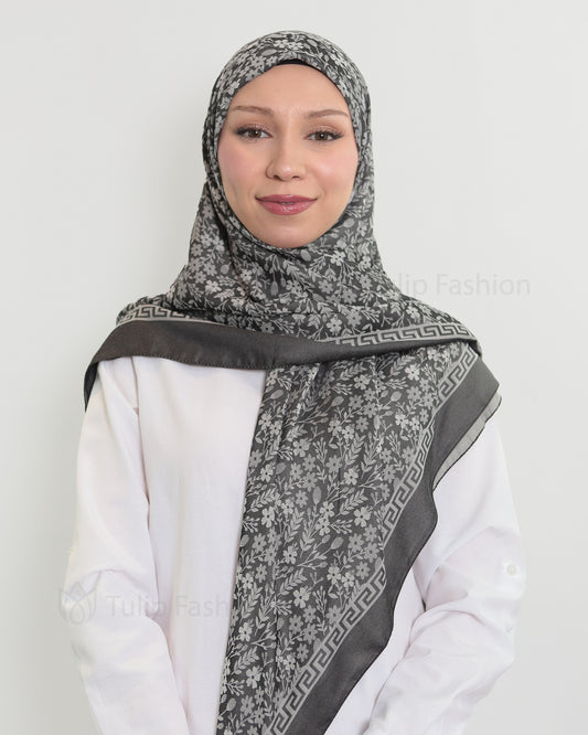Hijab - Square Viskon 120 cm - Black