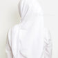 Hijab - Square Chiffon 120cm - White