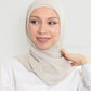 Hijab - Square Chiffon 120cm - Pearl White